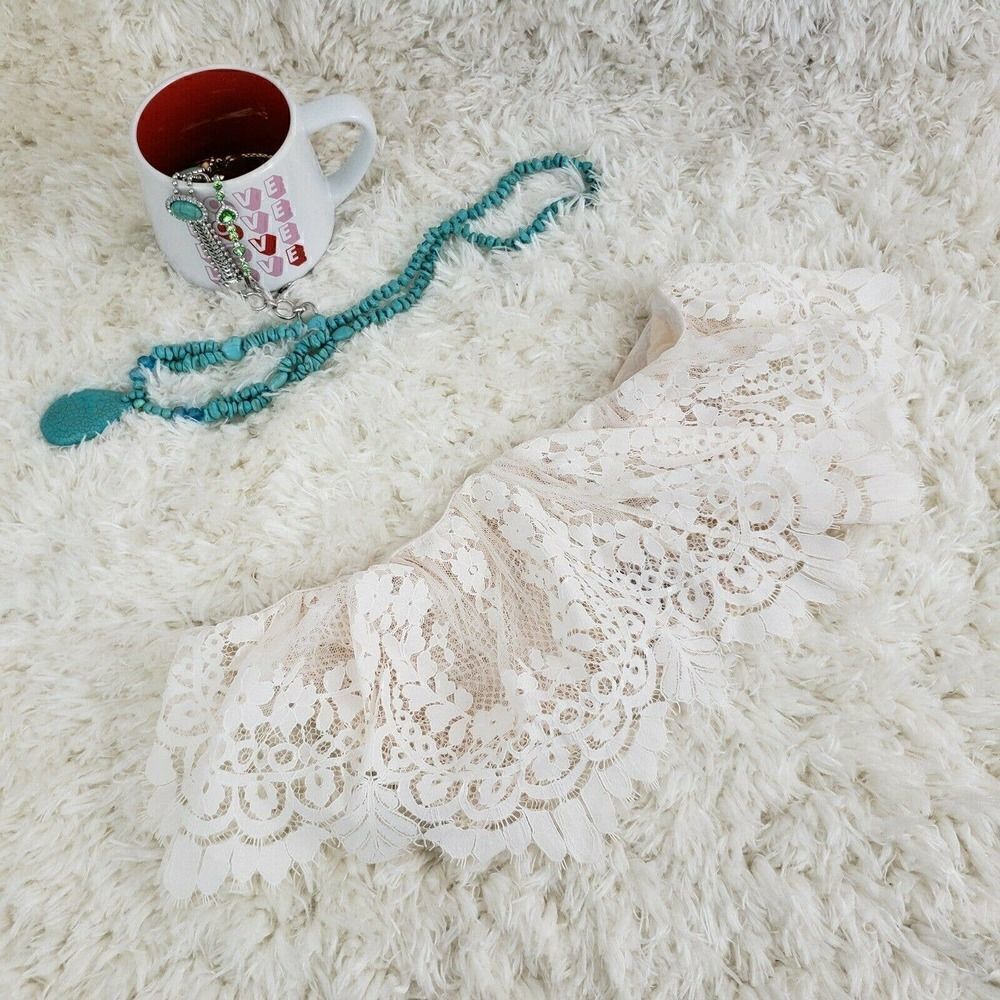 Victoria's Secret Dream Angels Hobo Lace Long Line Strapless Bra 32 DD U…